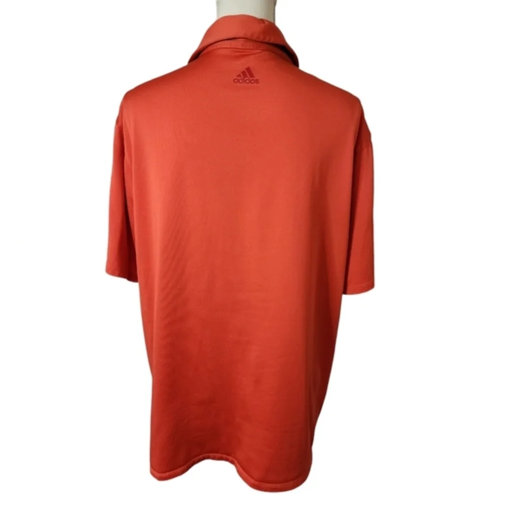 Adidas Polo Shirt‎ Mens Large Climacool Golf Rose Red